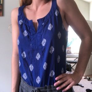 2 for $6! Blue tank top